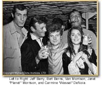 Left to Right: Jeff Barry, Bert Berns, Van Morrison, Janet "Planet" Morrison, and Carmine "Wassel" DeNoia.